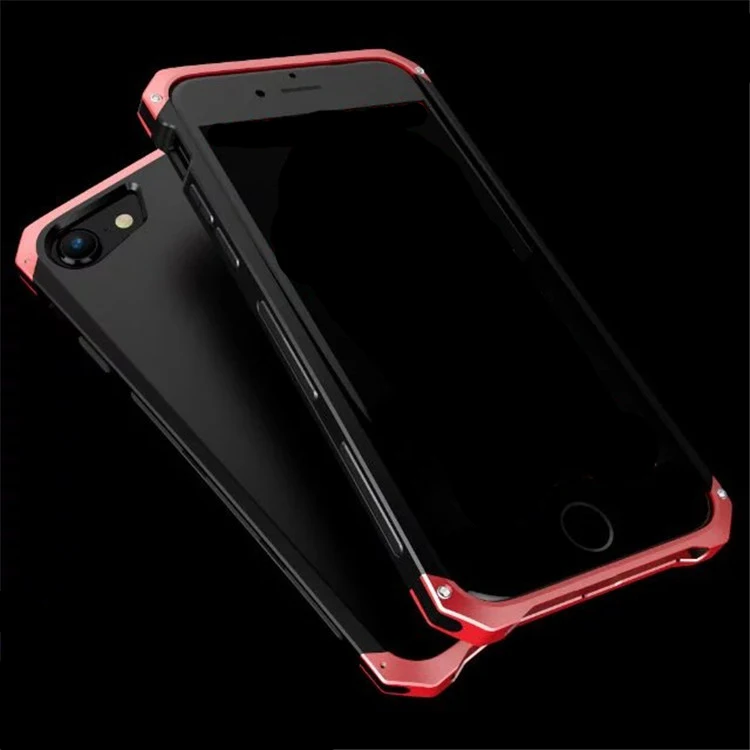 Алюминий металлический бампер + PC чехол противоударный для на афон iPhone SE 2 2020 5S 5 s 6s