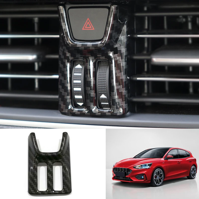Цветной Предупреждение ющий светильник для Ford Focus 2019 2021 рамка кнопки Накладка