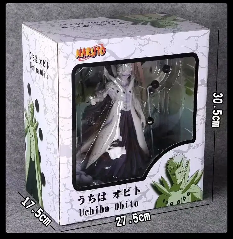 28 см аниме Наруто GK Учиха Мадара Rikudousennin Modo версия Obito фигурки модель