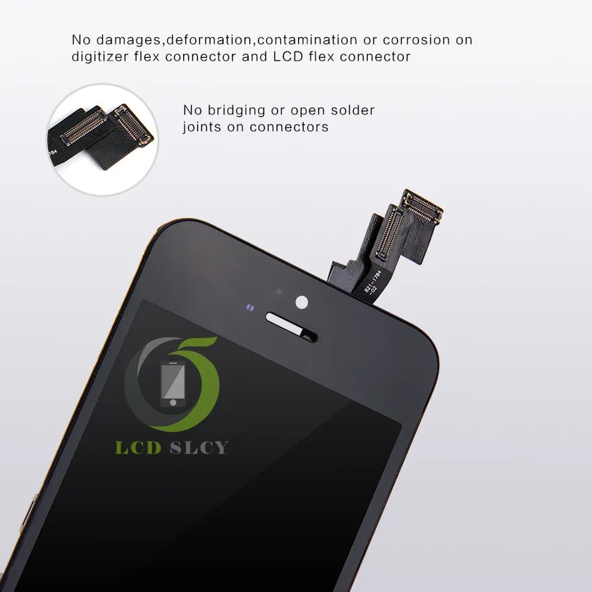 Pantalla LCD para iPhone 5C, montaje de digitalizador con pantalla t&aacute;ctil, la mejor calidad AAA, env&iacute;o gratuito por DHL, 10 Uds.-3
