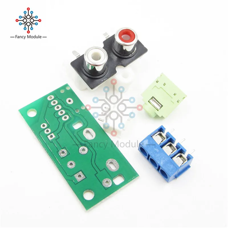 DIY Kit аудио переключатель платы RCA 3 5 мм Входной блок для усилителя электронных