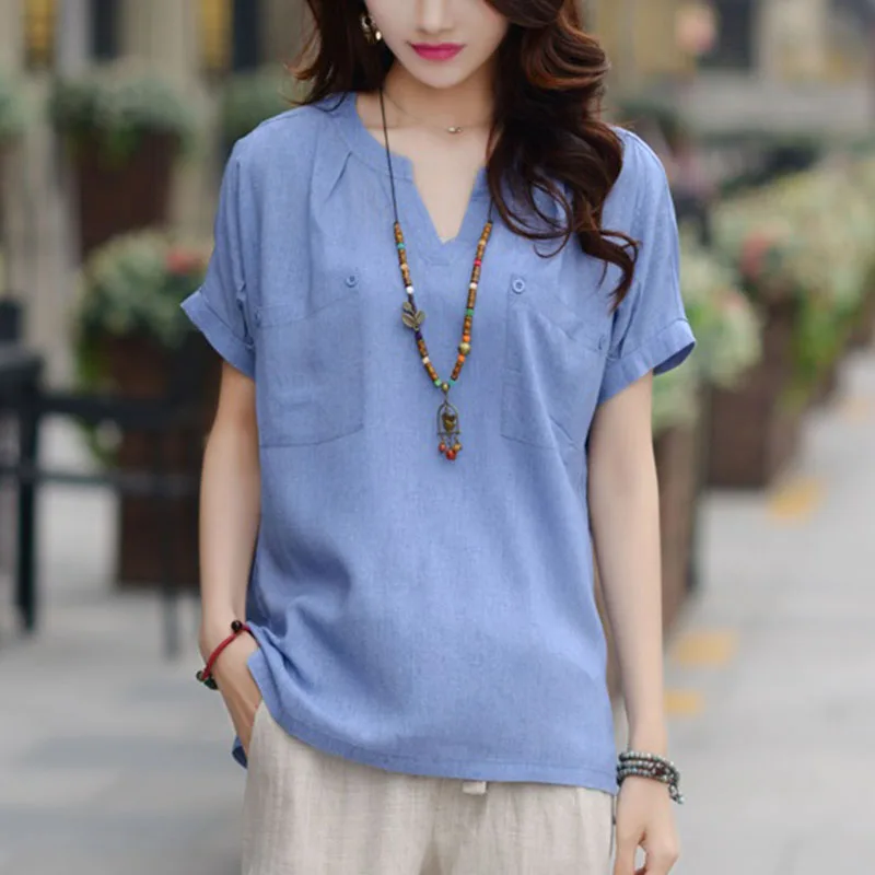 Модные женские повседневные топы с коротким рукавом женская летняя блузка
