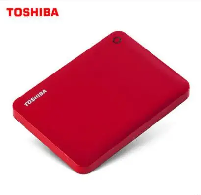 Красный TOSHIBA V9 CANVIO 1 ТБ 2 ТБ внешний HDD HD портативный жесткий диск с шифрованием USB 3,0 SATA3 2," для Windows MAC - Цвет: Красный