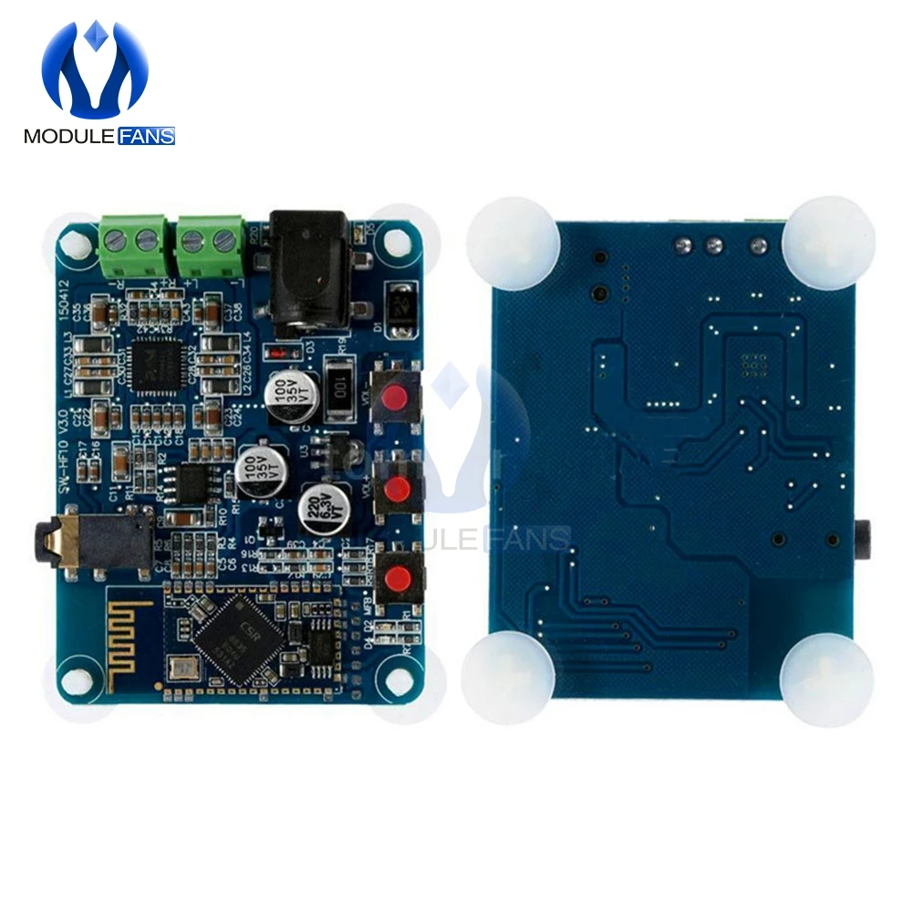 Аудиоприемник 12 В постоянного тока Bluetooth BLE V4.0 4 0 PAM8610 плата стереоусилителя 10 Вт +