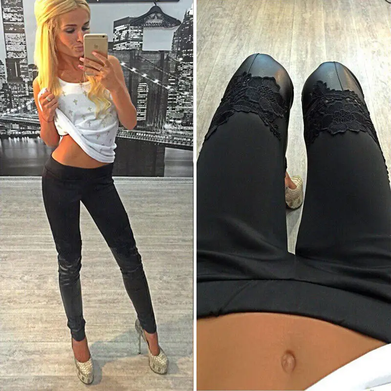 

Sexy Women Skinny Jeggings Stretchy Pants Leggings Pencil Trousers Size S-XL