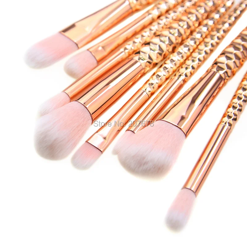 Набор кистей для макияжа 8 шт. нейлоновая основа пудра румяна лица глаз