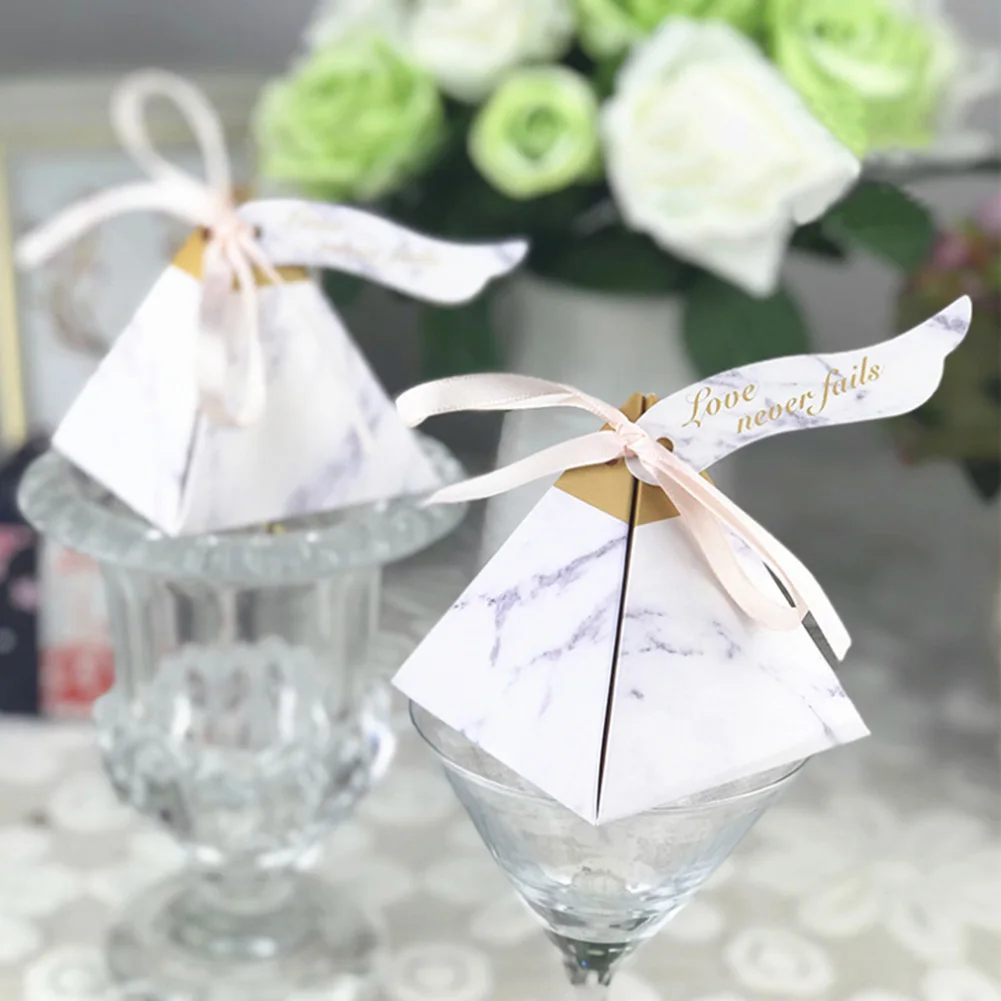 100 шт. праздничный треугольник свадебные ленты метки настольные украшения