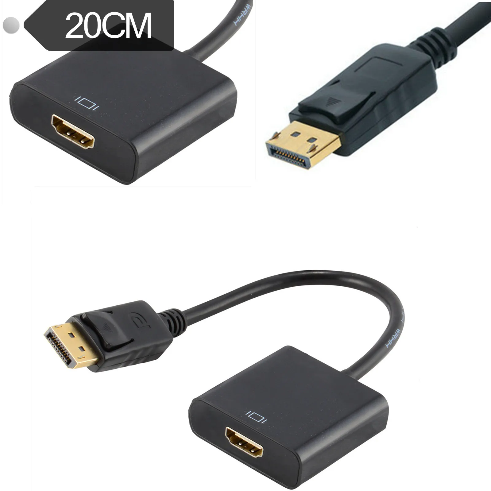 Displayport революция HD женской dp к кабель адаптер 1 4 версия черный|Соединители| |