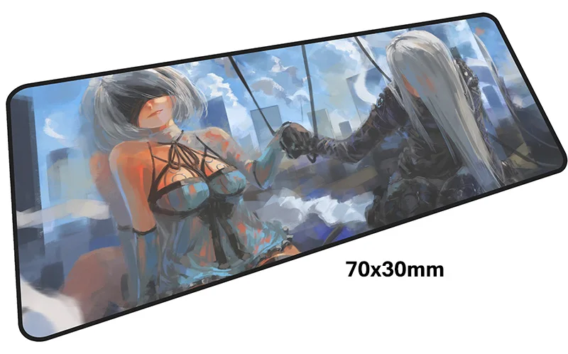 Nier automata коврик для мыши геймер 700x300 мм notbook коврик для мыши большой игровой коврик для мыши большой массовый узор Коврик для мыши ПК настольный коврик для мыши