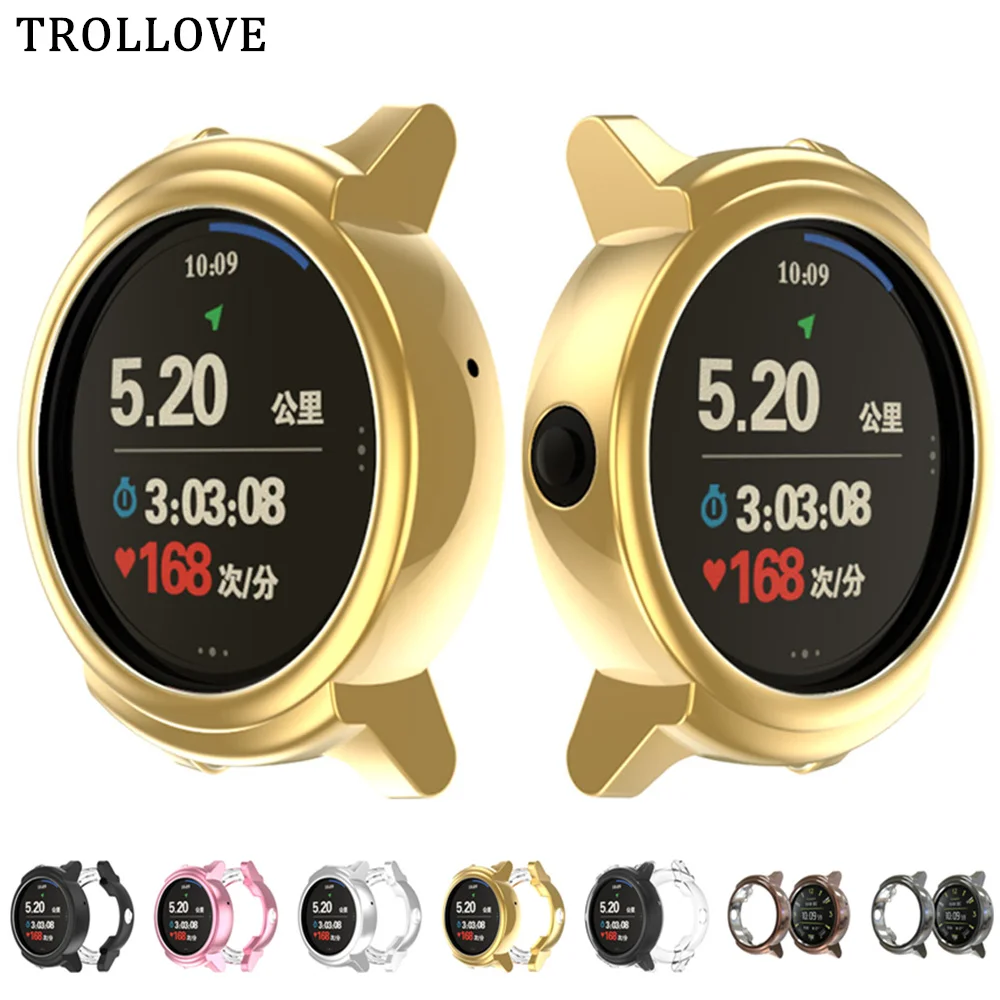 Ультратонкий чехол из ТПУ для смарт часов Ticwatch E защитный мягкий силиконовый