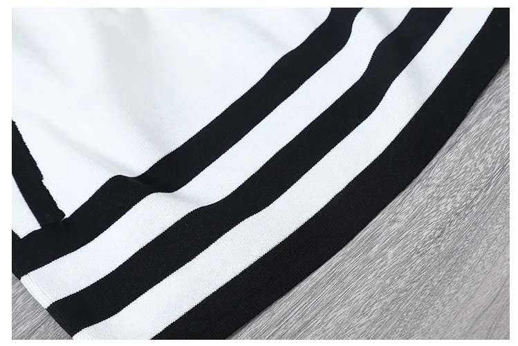 Женский полосатый топик комплект со штанами короткая стильная рубашка с ремнями