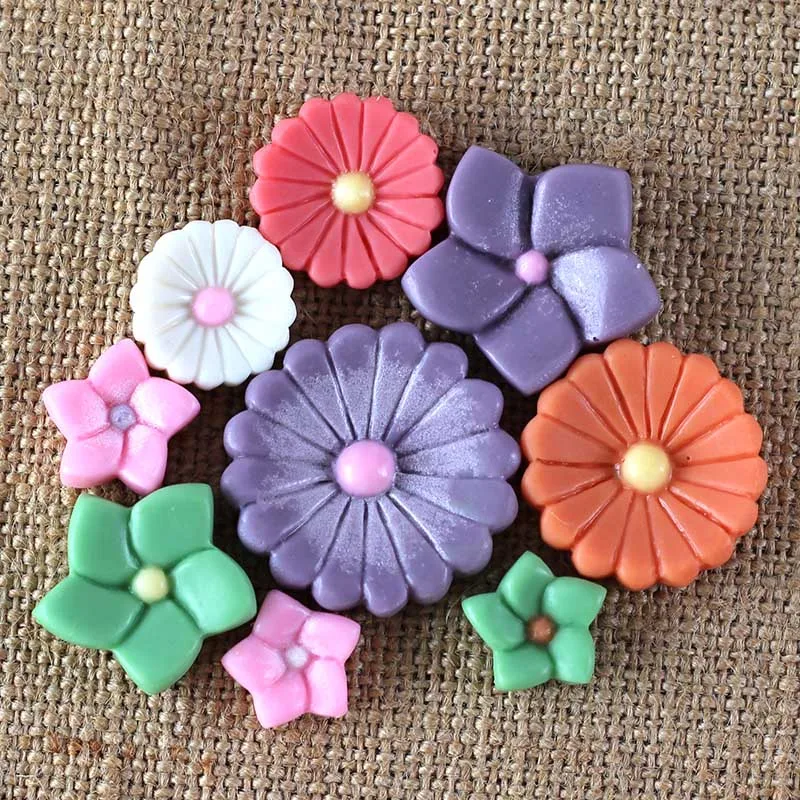Силиконовые формы Fondant (сахарная) пресс форма для торта в виде цветка