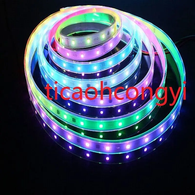 Светодиодная лента водонепроницаемая 5 м 5050 RGB Dream Color 6803 IC светильник 133 изменения