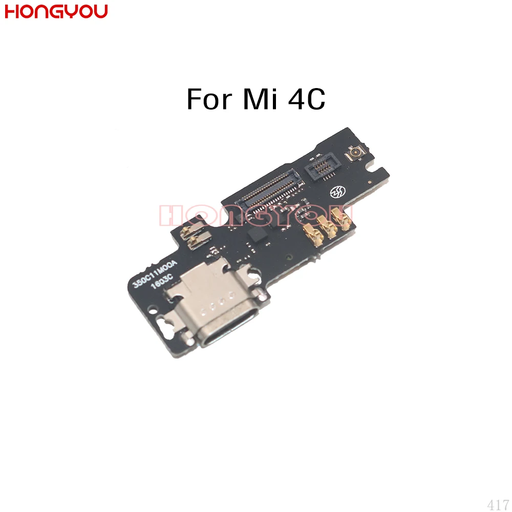 10 шт./лот для Xiaomi Mi 4C Mi4C M4C USB зарядная док-плата зарядный гнездо разъем штекер