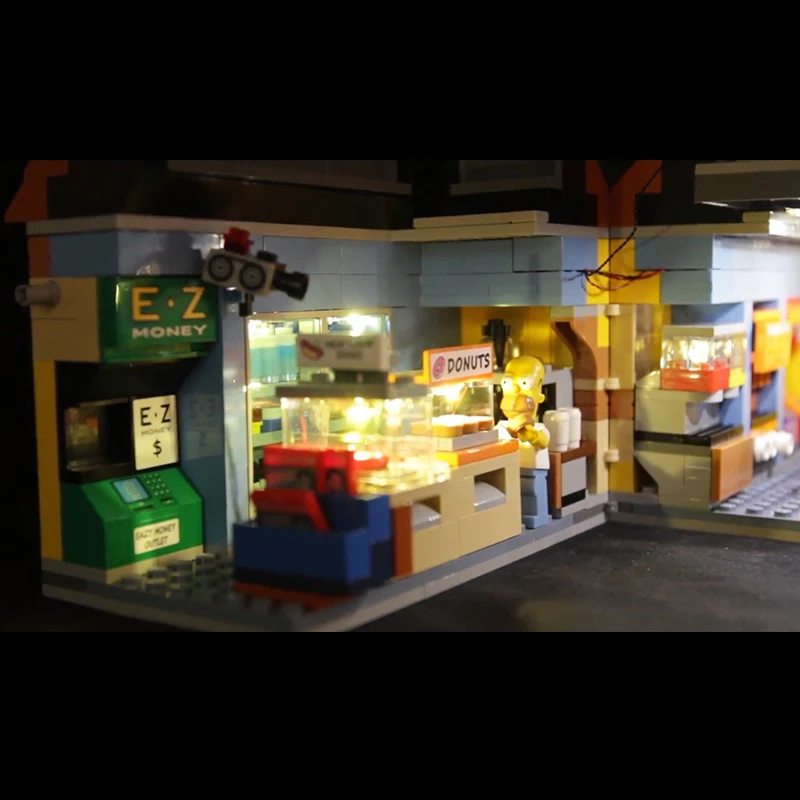 Светодиодная лампа для Lego 71016 строительные блоки Creator City Street совместимы с 16004