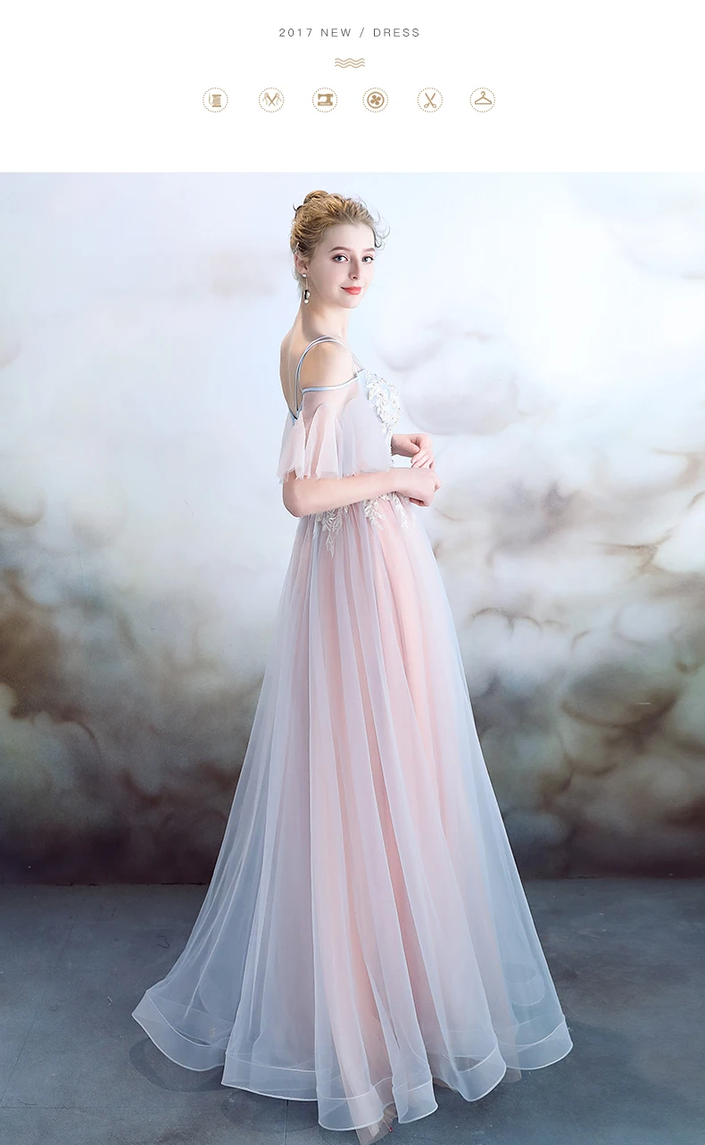 Розовый от кутюр Sommerkleid благородное праздничное платье с вышивкой на день рождения рубашка элегантное платье принцессы темперамент Dames Jurken A2033