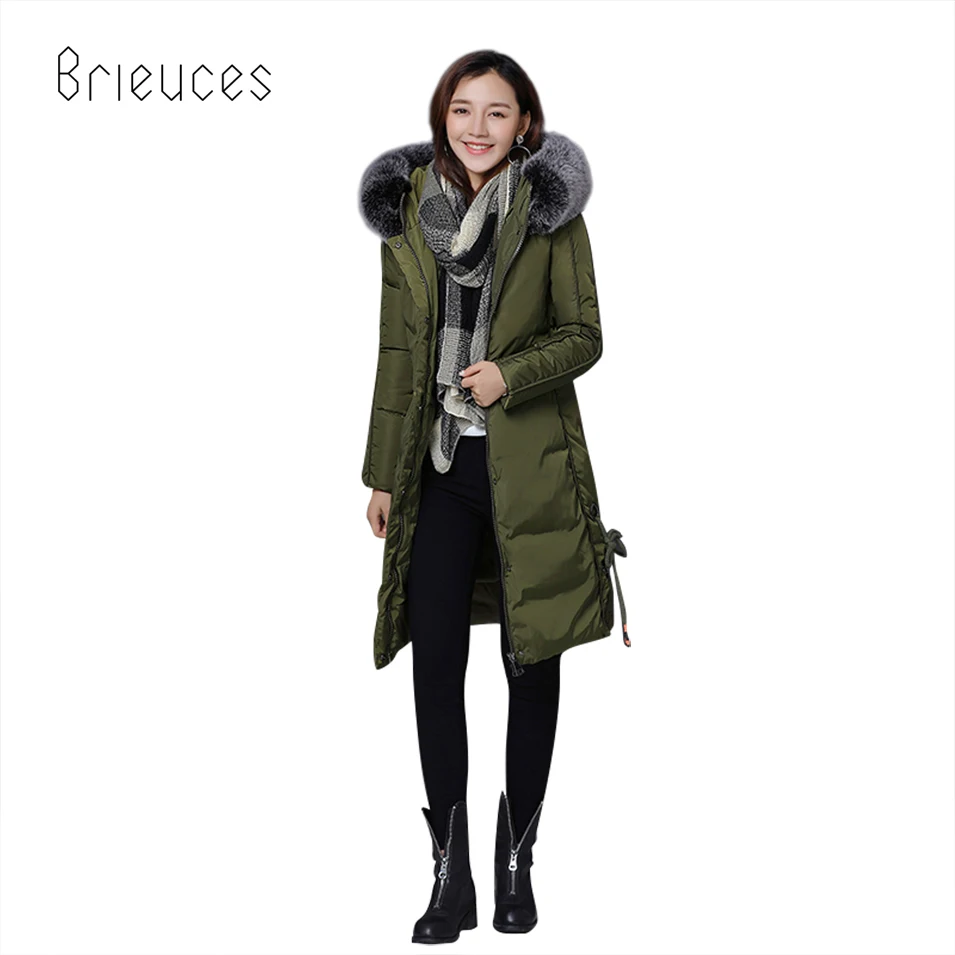 Brieuces на осень-зиму Новые однотонные Длинные высокого качества хлопчатобумажное