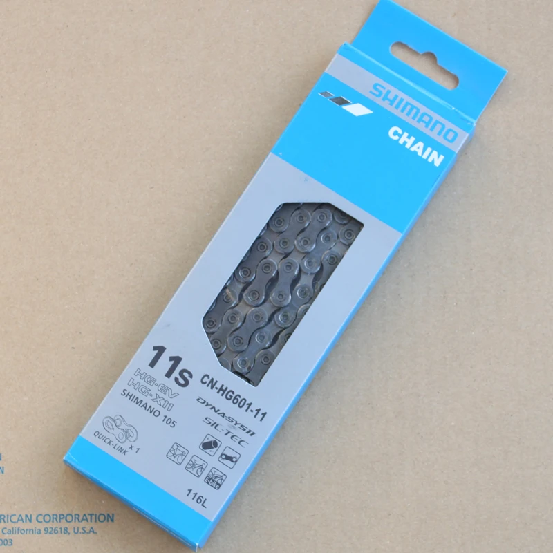 Shimano 11 S цепь HG601 HG701 CN-HG901-11 105 Ultegra XT Dura-ace XTR скоростная с быстрым соединением | Спорт