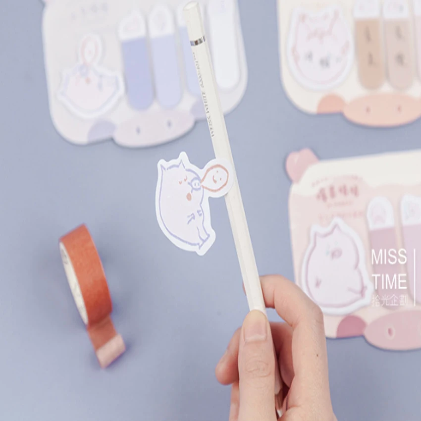 30 шт./партия Kawaii Pig Wish Series memo pad украшение блокнот самоклеющиеся N Times Липкие заметки школьные канцелярские товары