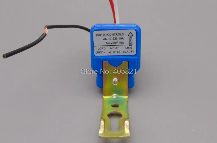 Автоматический выключатель лампы Waterprooof/фотовыключатель AS10 AC220V 10A 10 шт.|switch cost|switch