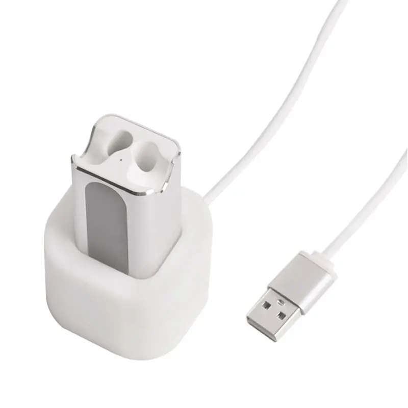 5 В/100 мА алюминиевые наушники настольная USB Зарядка адаптер док-станция держатель Подставка для Airpod