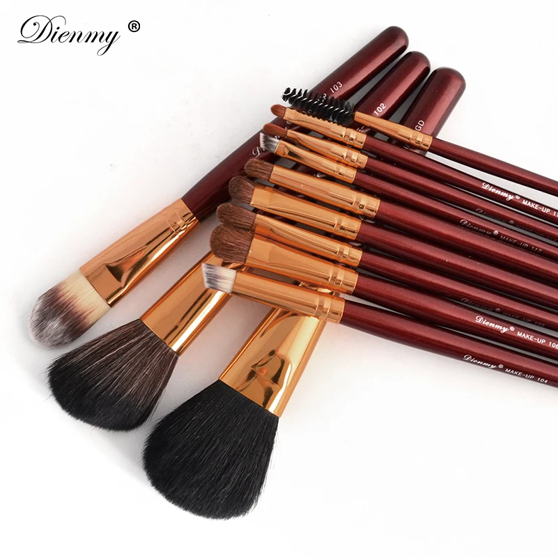 12 шт. Профессиональный Макияж Расчёски для волос комплект Основа макияжа лица