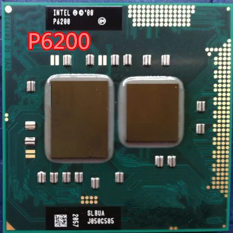 Оригинальный процессор Intel Pentium P6200 p6200 3M кэш 2 13 ГГц Поддержка HM55 ноутбук ЦПУ