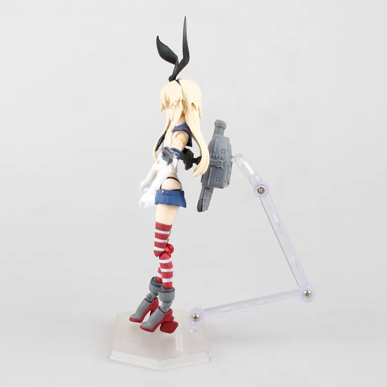 Бесплатная доставка аниме Kantai коллекция Shimakaze коробку 16 см пвх фигурку модель