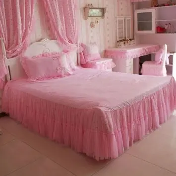 Комплект постельного белья розового цвета в Корейском стиле комплект с