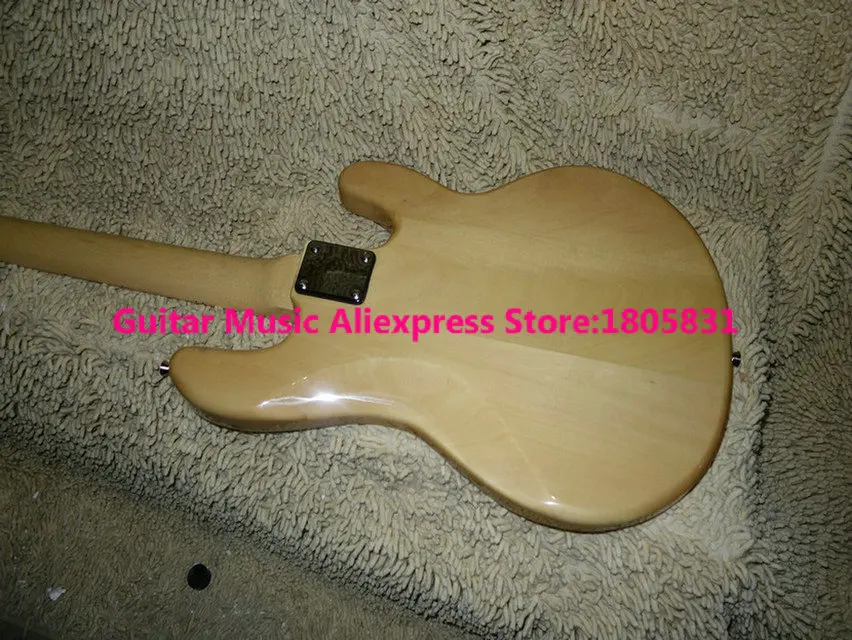 Бас-гитары натуральные 4 струны левшей Электрические бас-гитары кленовый гриф OEM