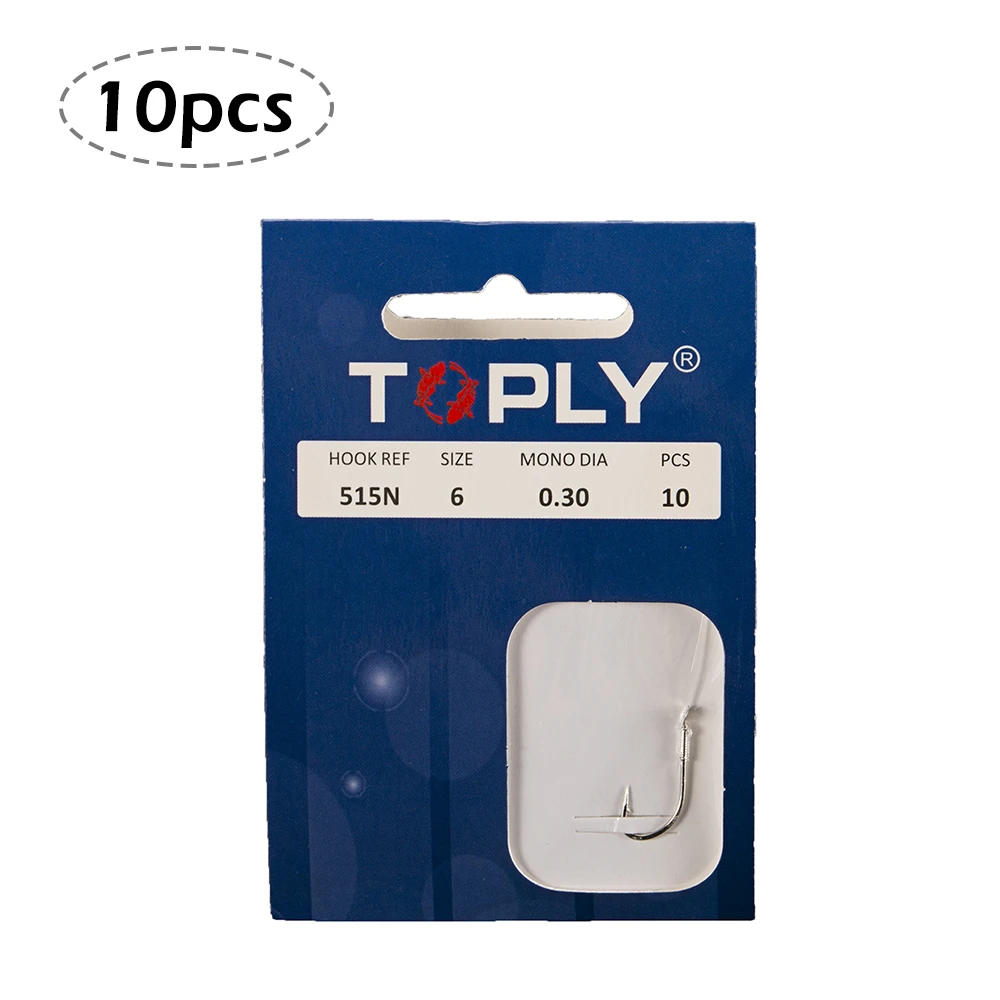 LIXADA 10 шт. 6#-11# рыболовные крючки с леской из углеродистой стали, колючие крючки для ловли карпа, рыболовные крючки, аксессуары