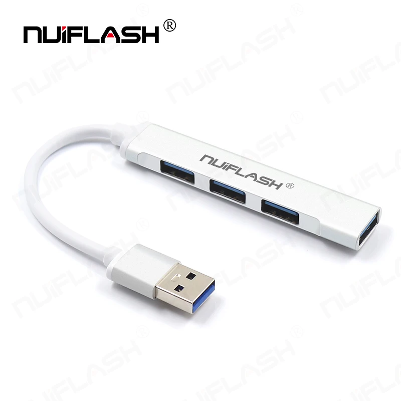 Горячий черный USB 3,0 Hi-Скорость 4-Порты и разъёмы разветвитель адаптер для ПК компьютер Прямая - Цвет: USB-interface