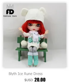 Ice blyth кукла bjd платье принцессы в стиле «лолита» розовое платье костюм со шляпой