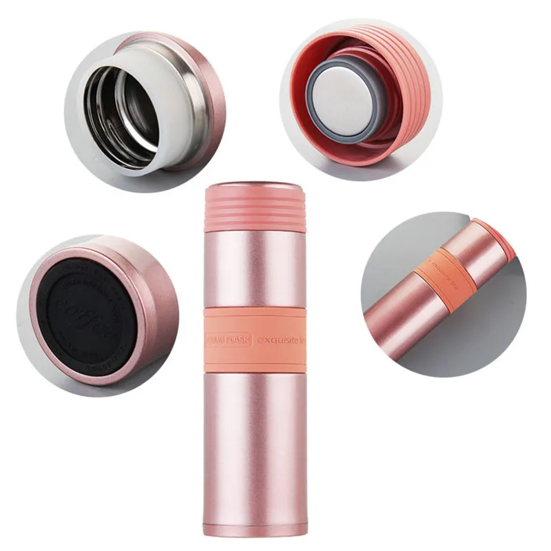 

New Insulated Sport Outdoor Water Bottle Stainless Steel Tea Milk Coffee Thermos Cup Creative Portable Travel Vacuum Flask