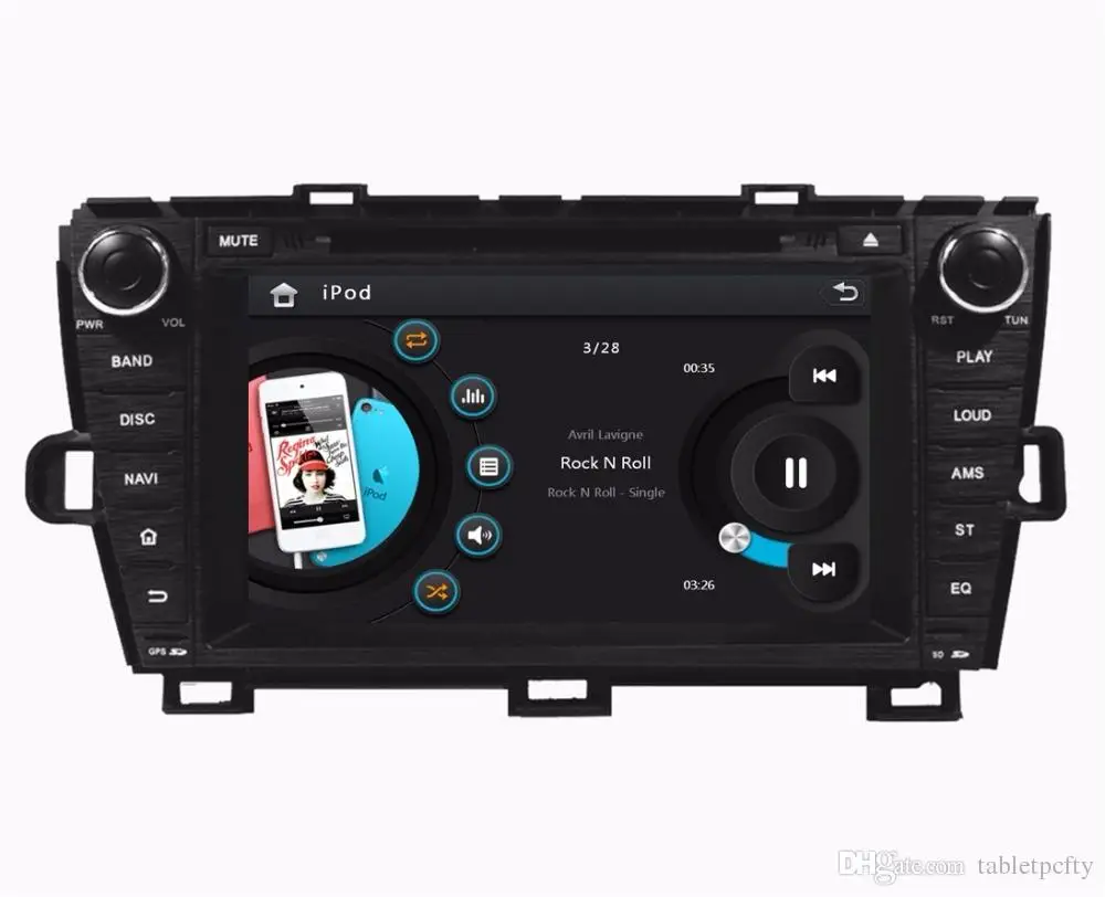 8 &quotавтомобильный DVD плеер с GPS (опционально) аудио Радио стерео BT/TV головное
