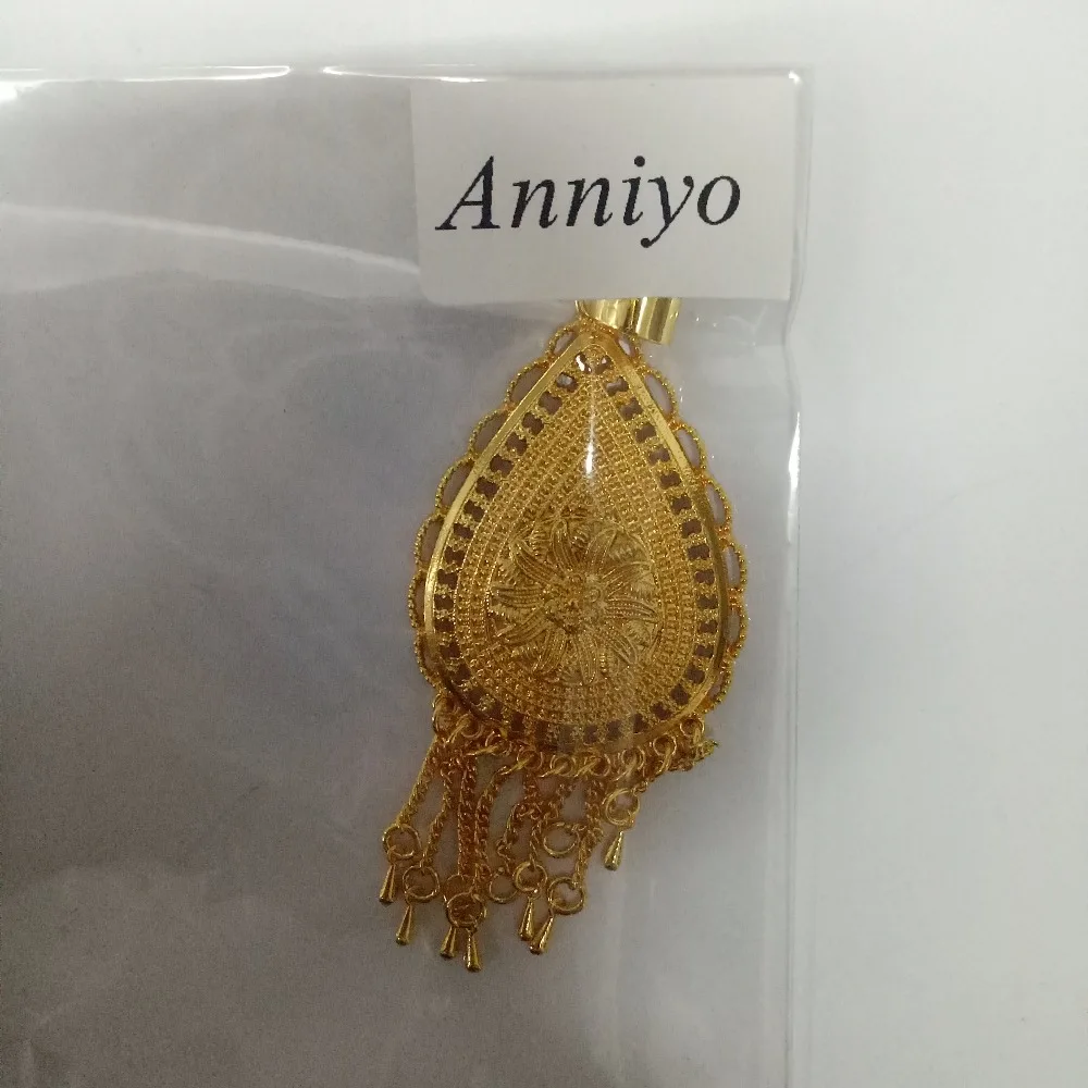 Ожерелья Anniyo с африканскими подвесками для женщин ожерелья цепочки цвета