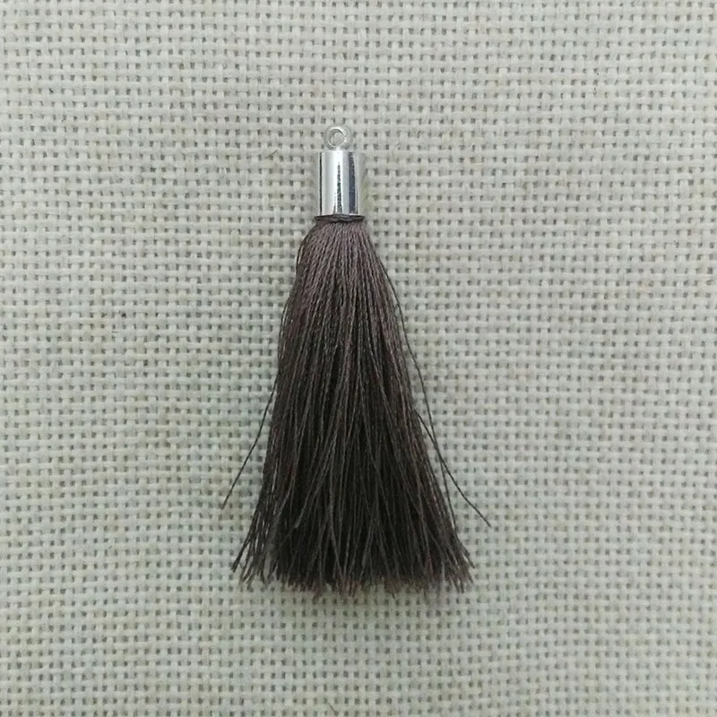 Серьги решений чокер с кисточками застежка для бус Подвески кисти из волокна