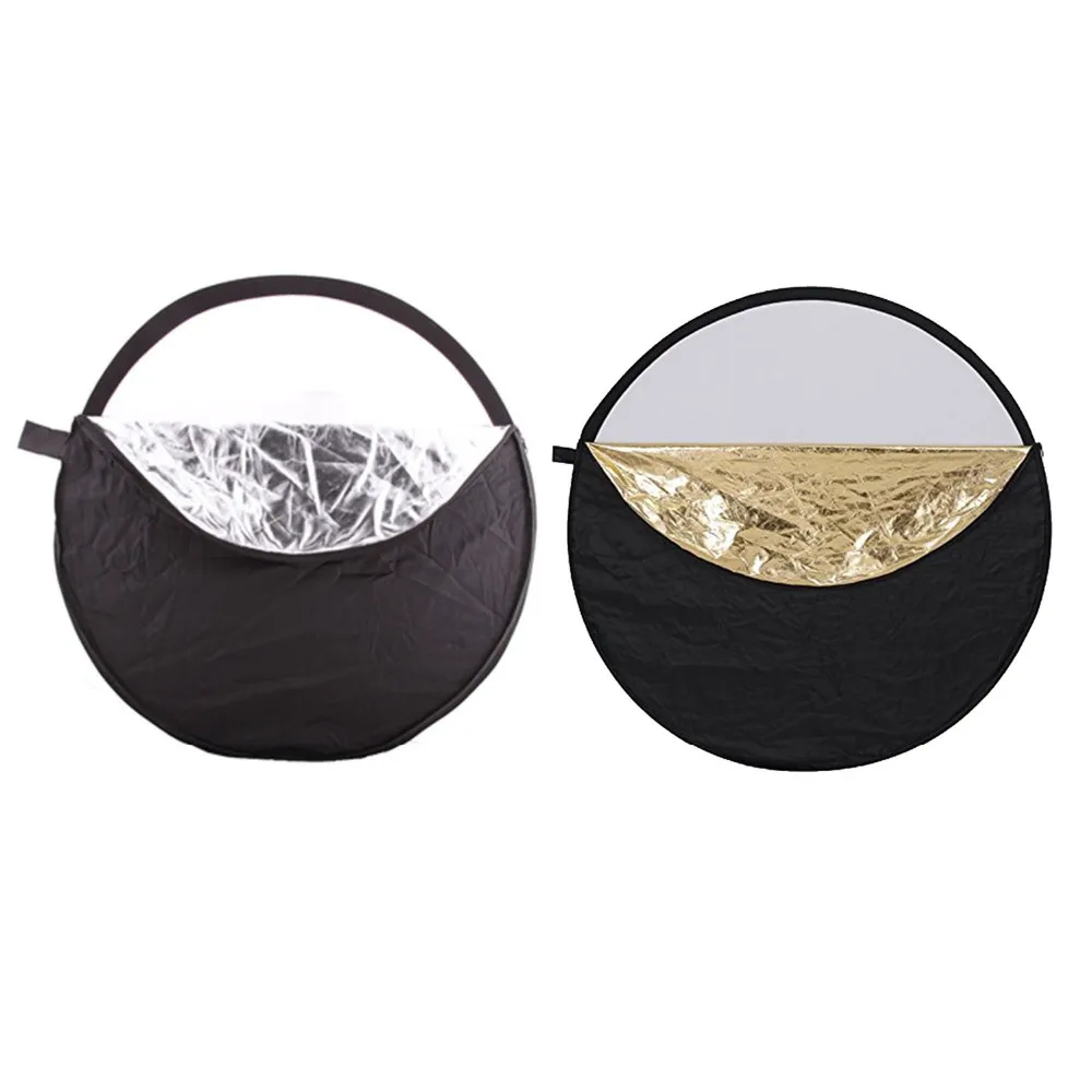 Gosear 60cm Portable Collapsible Light Round Photography Reflector for Studio Multi Photo Disc Camera Equipment Accessories | Электроника