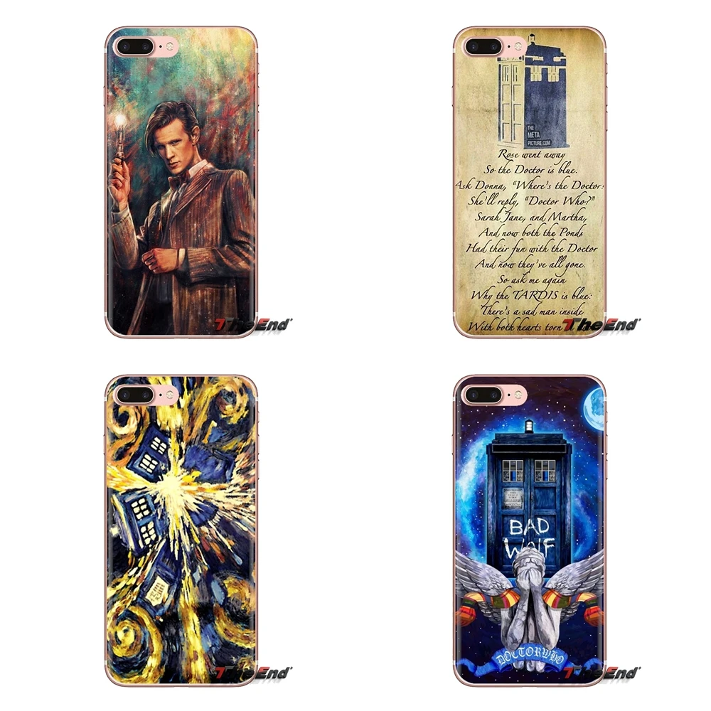 TPU Transparent Case Covers For Xiaomi Redmi 4A S2 Note 3 3S 4 4X 5 Plus 6 7 6A Pro Pocophone F1 Patrick Troughton Doctor Who DW |
