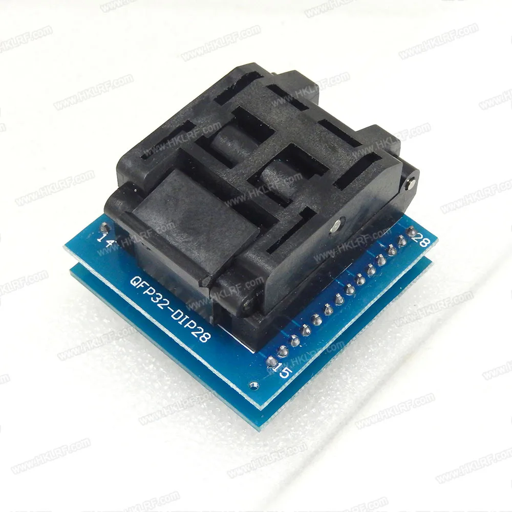 Чип программист разъем TQFP32 QFP32 LQFP32 к DIP28 адаптер разъем поддержка ATMEGA8 серии TL866A TL866CS программист