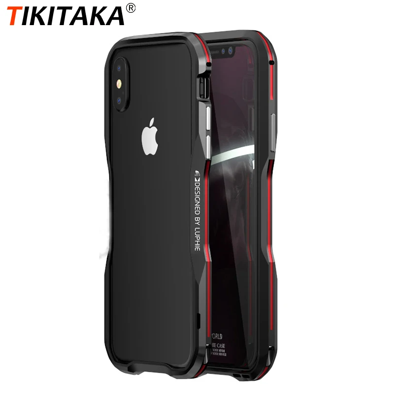 Алюминиевая рамка 360 Защитный армированный чехол для телефона для iphone X XS чехол для MAX XR металлический бампер для iphone 7 8 Plus чехол Coque