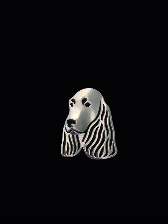 Брошь Мужская классическая золотого и серебряного цвета с изображением