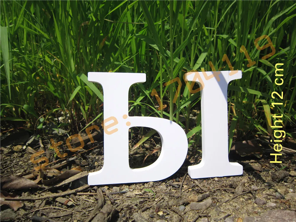12 см искусственные деревянные белые буквы русские алфавит домашнее украшение