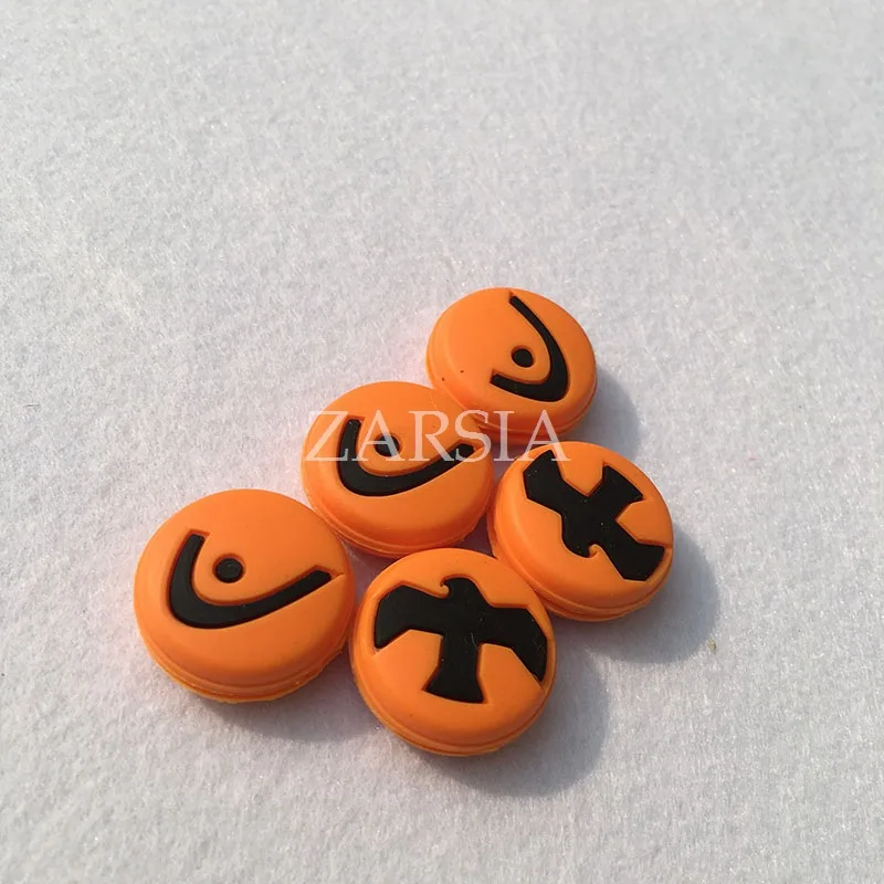 Orange Подлинный головной амортизатор силикагель амортизатор для тенниса гаситель уменьшает вибрацию аксессуары для ракетки - Цвет: Orange