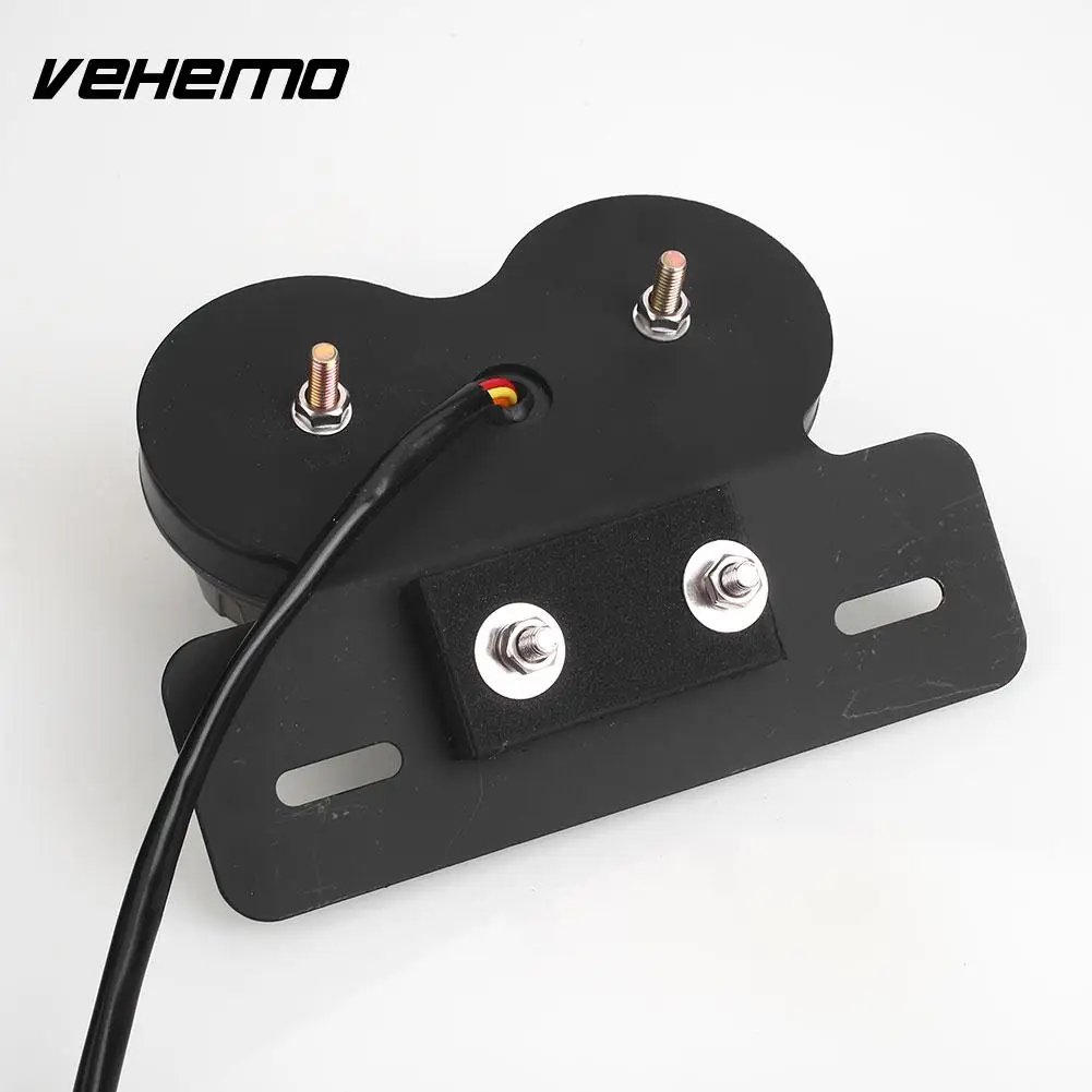 Задний фсветильник рь для мотоцикла Vehemo LED лампа из пластика постоянный ток 12 В