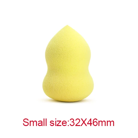 Cocute спонж для нанесения основы под макияж beauty Cosmetic Puff Powder Smooth Make Up Sponge пудра для лица Puff beauty tools Gourd - Цвет: Small Yellow