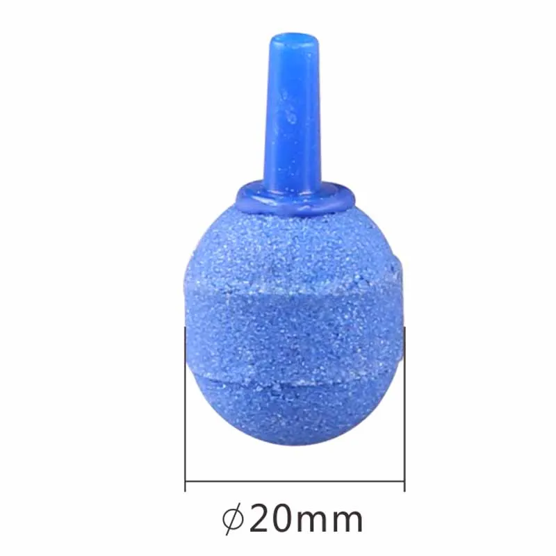 20mm blue 1 шт. маленький аквариум воздушные пузыри Камни Аквариум Воздушный Компрессор Воздушный кислородный насос воздушные аксессуары из камней - Цвет: 20mm blue
