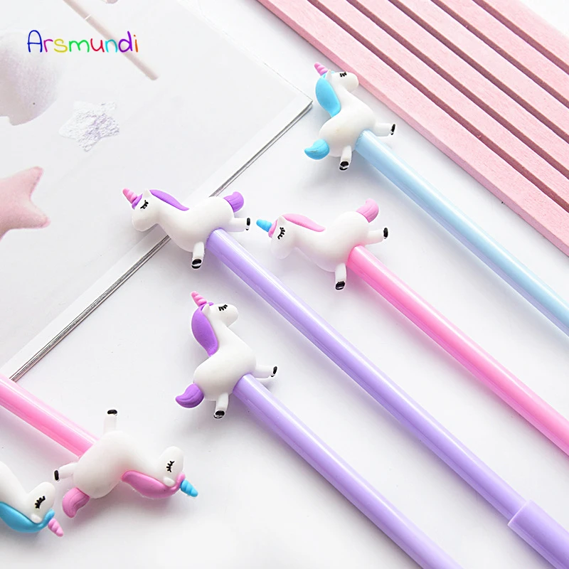 0.5mm Creative Unicorn Flamingos Gel Pens Signature Pen Escolar Papelaria School Office Kids Stationery Supply Promotional Gifts |