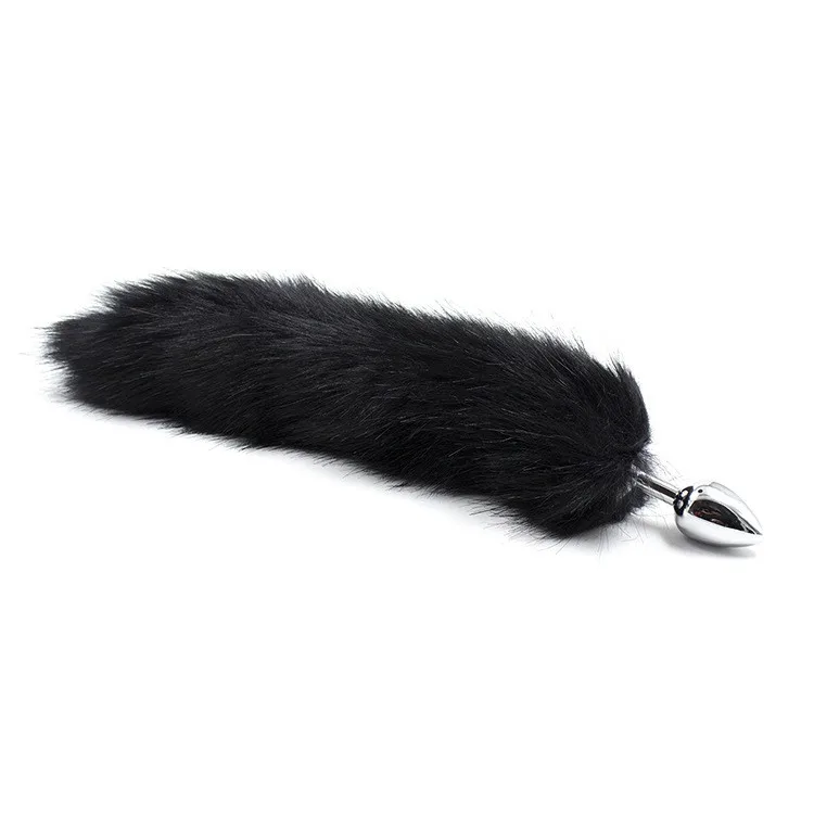 Erotic Fox Tail Anal Plug Silicone/ Metal Butt Fetish Sexy Sex Toys For Women Adult Products |