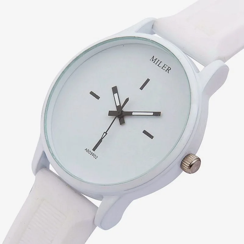 2019 новые высококачественные Брендовые Часы Модный мягкий силиконовый ремешок